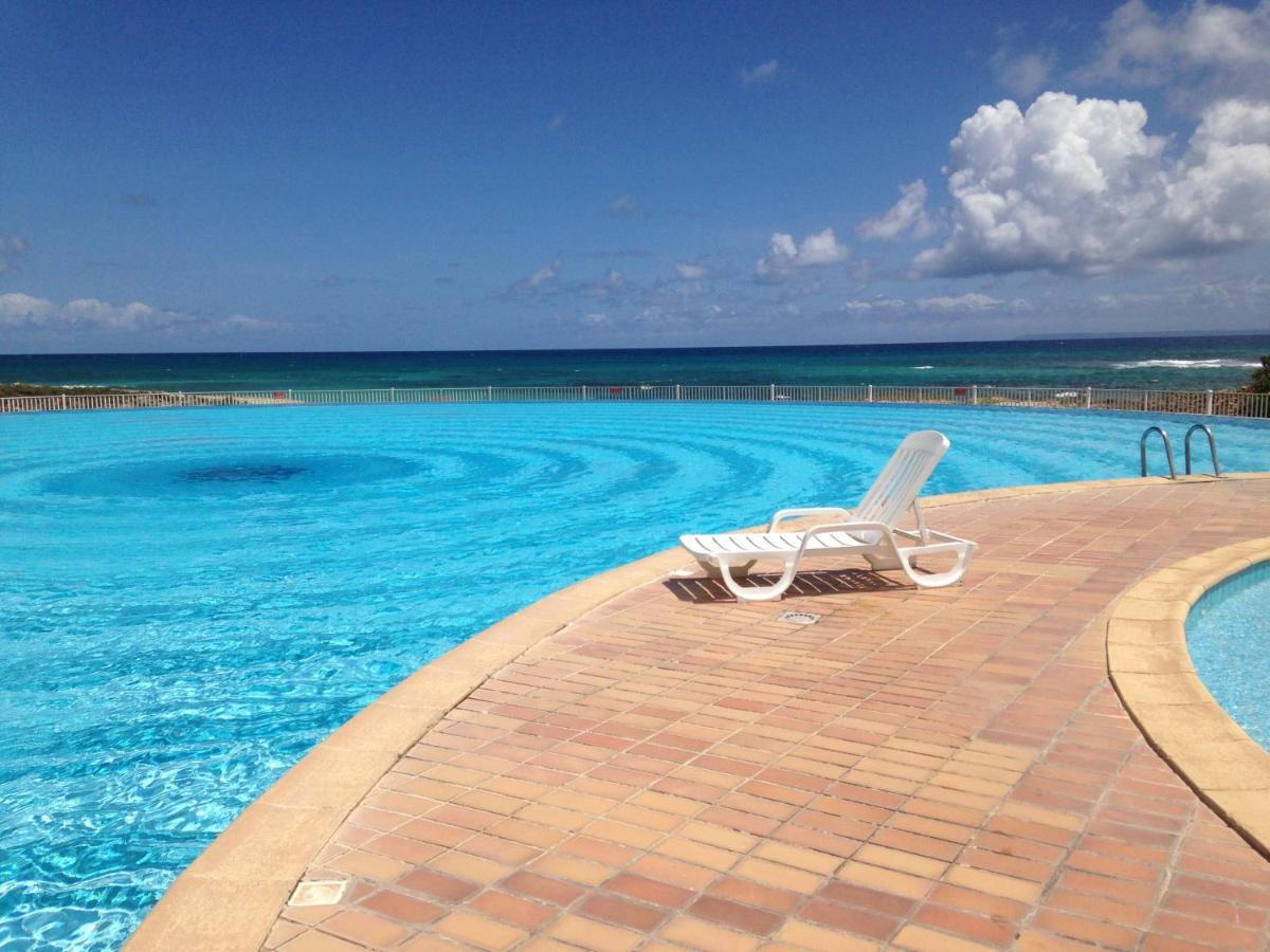 Coeur Tiare Studio Lounge Piscine Plage Cocotiers Сен-Франсуа Экстерьер фото
